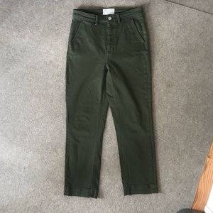 Everlane Slim Crop in Surplus Sz 8 like new